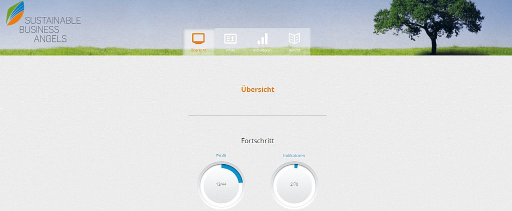 Screenshot Sustainable Business Angels