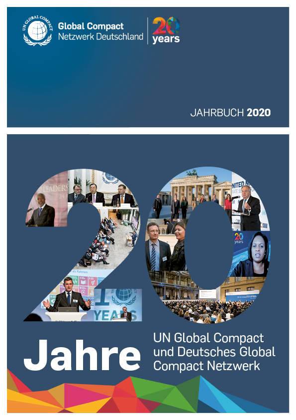 Cover Jahrbuch Global Compact Deutschland 2020